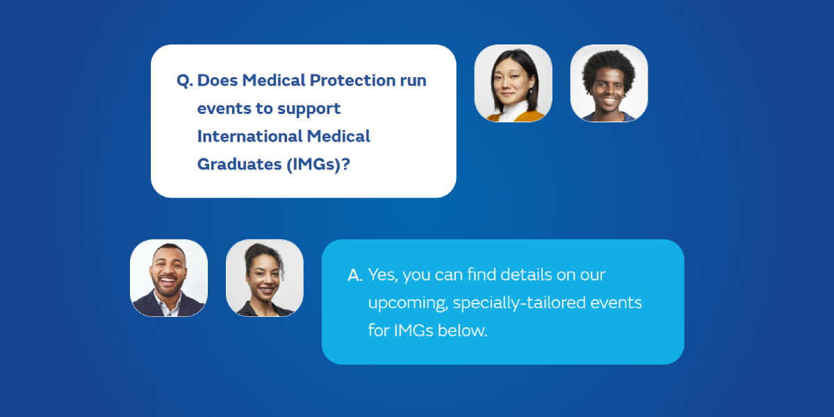 Events for international medical graduates (IMG)